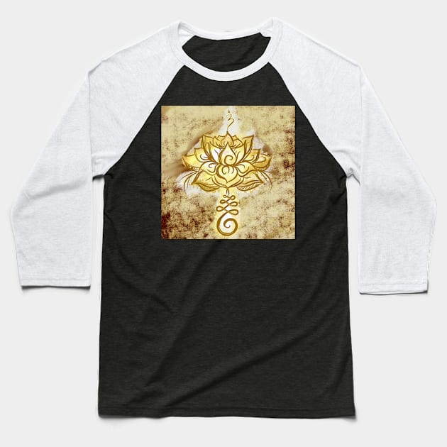 The Noble Path to the Golden Lotus Baseball T-Shirt by laceylschmidt